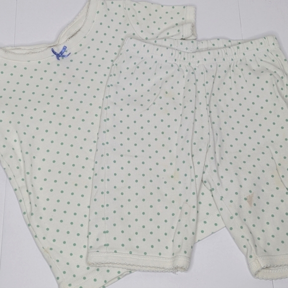 Mini Boden Polka Dot Short PJ Pajama Set 4 - Picture 1 of 8